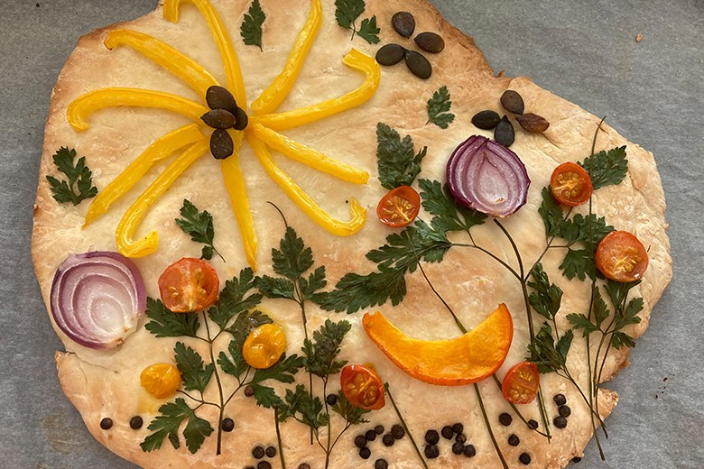 Focaccia garden