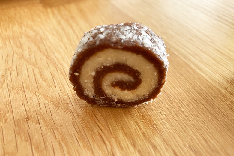 Kokosrolle ohne Backen