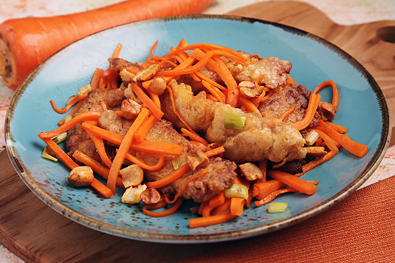 Möhrenpfanne süß-sauer