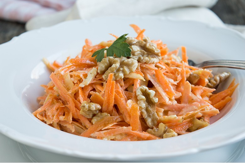 Möhrensalat mit Feta