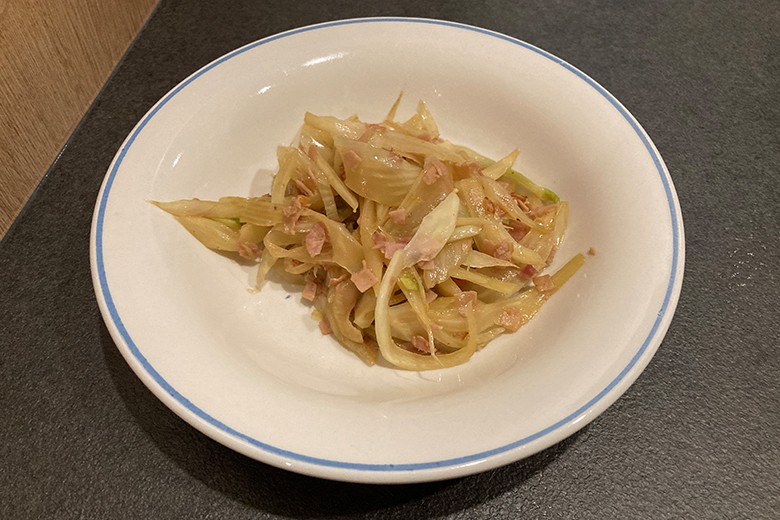 Fenchelgemüse mit Schinken