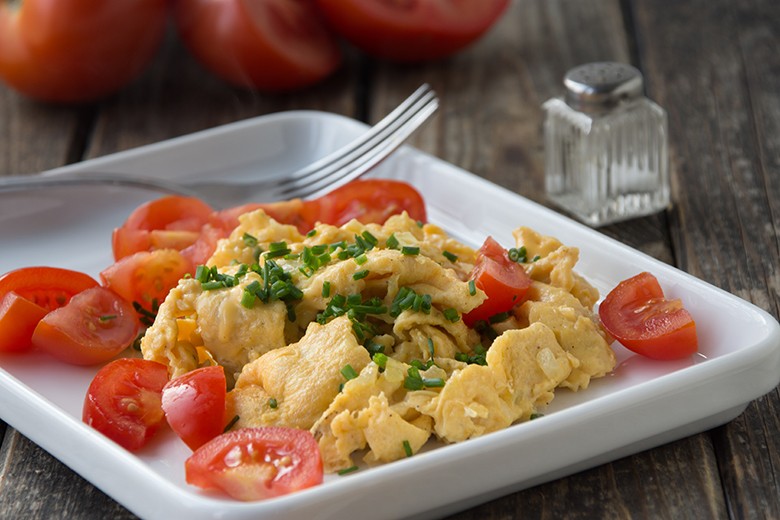 Rührei mit Tomaten