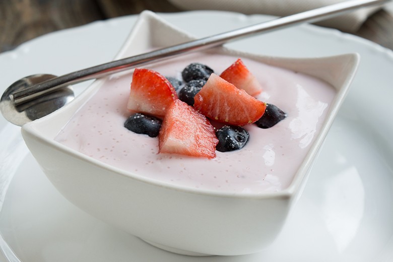 Veganer Beerenquark