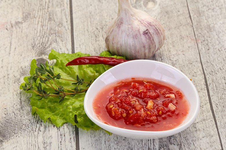 Tomaten-Knoblauch-Sauce