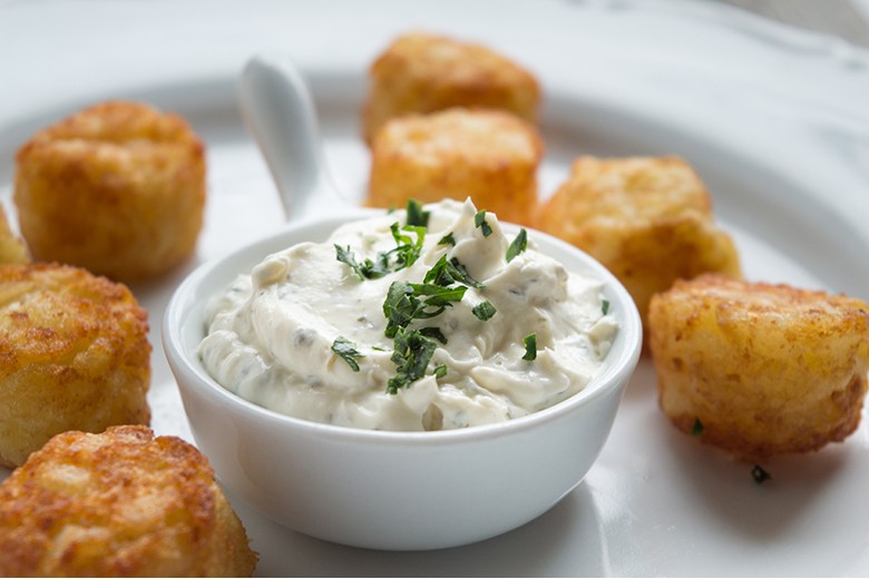 Veganer Frischkäsedip