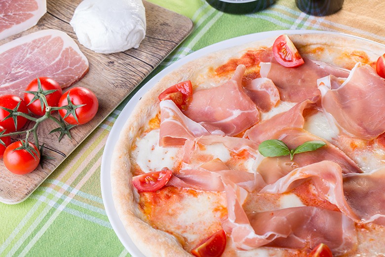Schinken-Pizza