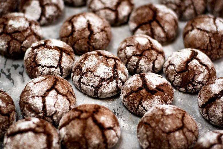 Schokoladen-Crinkles