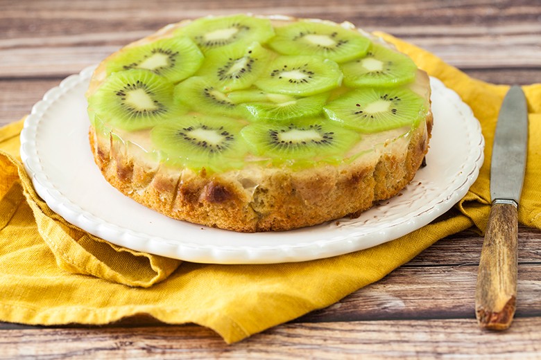 Einfacher Kiwikuchen