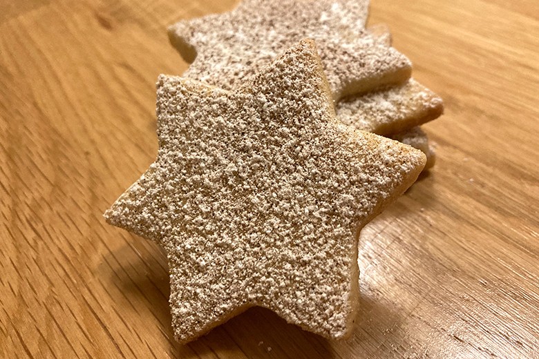 Ausstechplätzchen mit Zimt