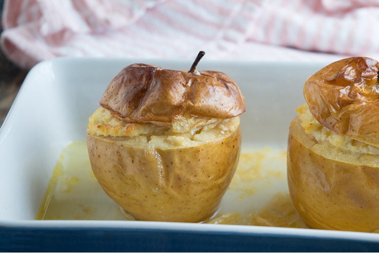 Bratäpfel mit Quarkfüllung