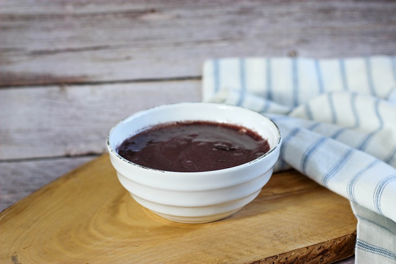 Vegane Rotweinsauce