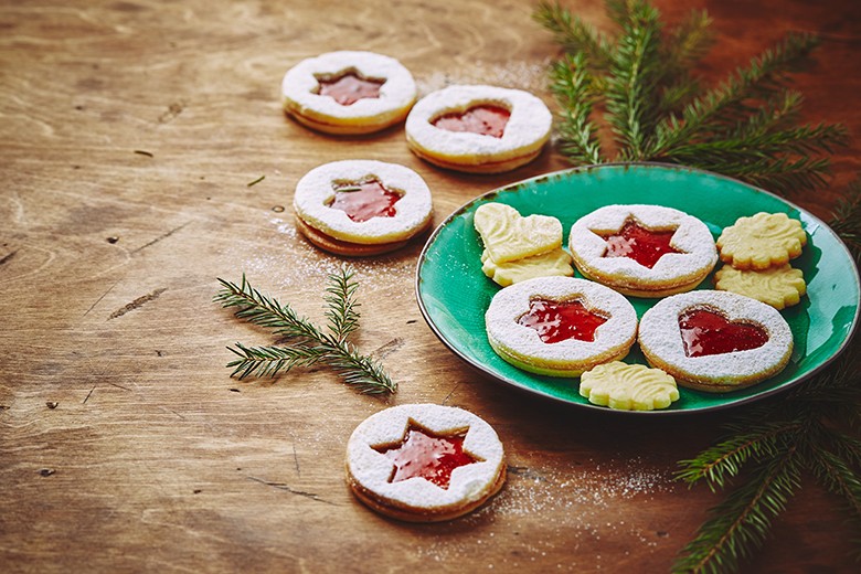 Linzer Weihnachtsplätzchen