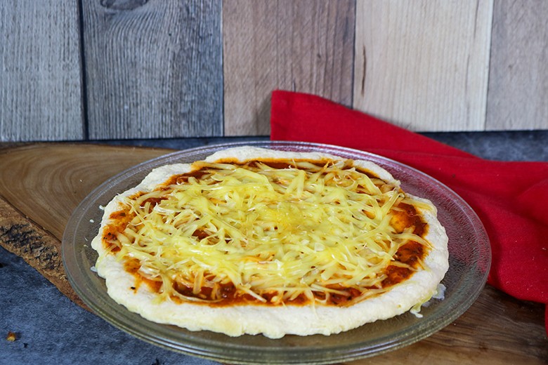 Mikrowellen-Pizza