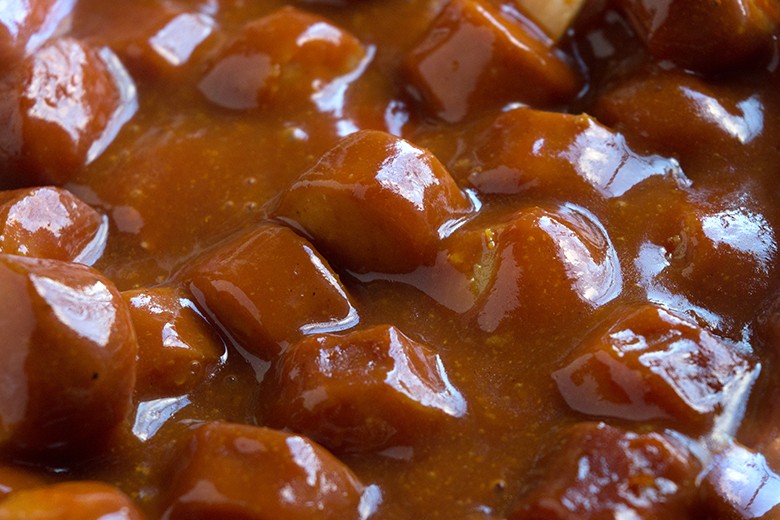 Currywurst mit Cola