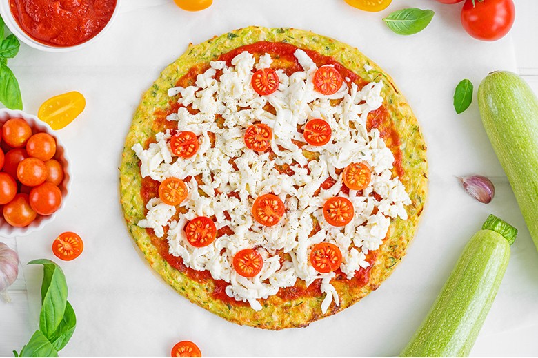 Zucchini-Pizza