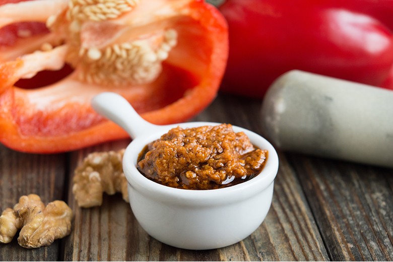 Einfaches Rotes Pesto