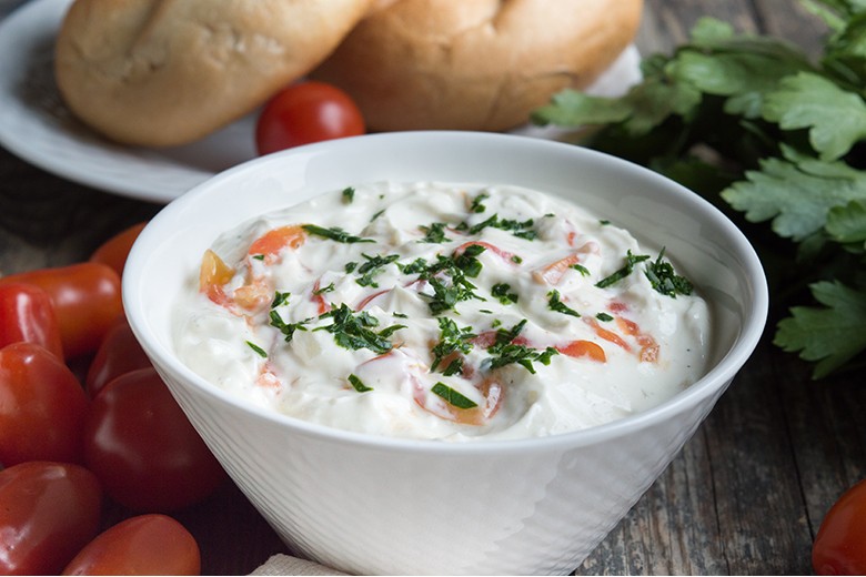 Frischkäse-Quark-Dip