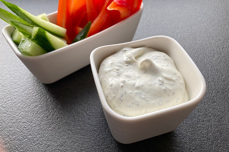 Würziger Frischkäse-Dip