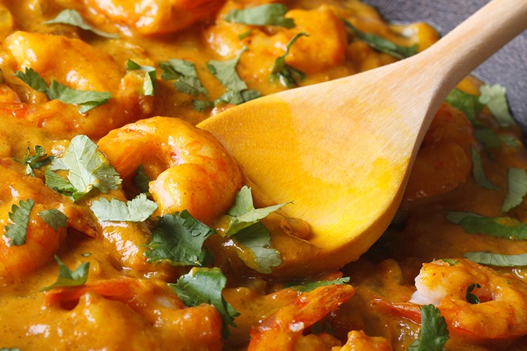 Indisches Garnelen-Curry