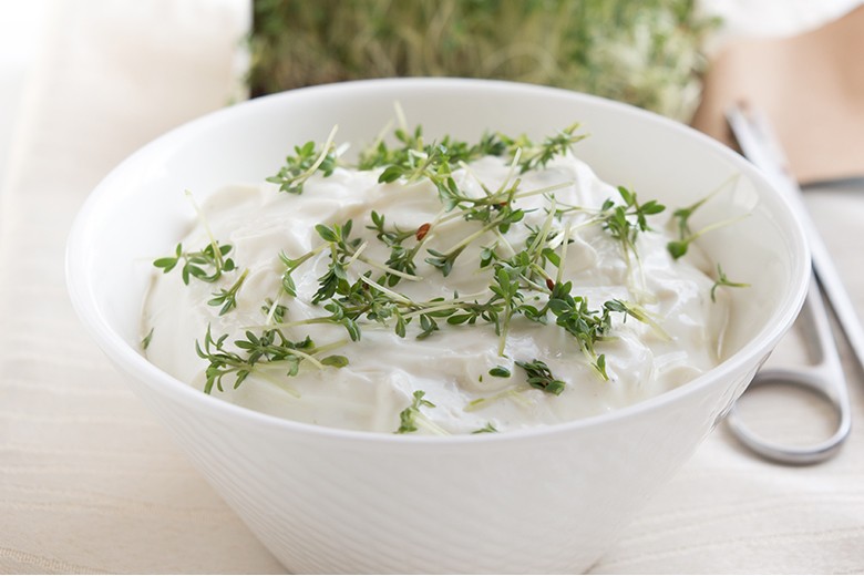 Dip mit Kresse