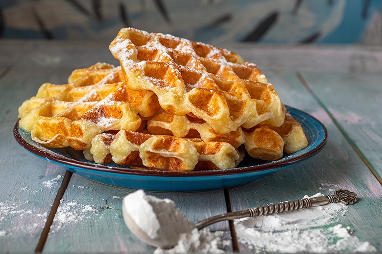 Protein-Waffeln