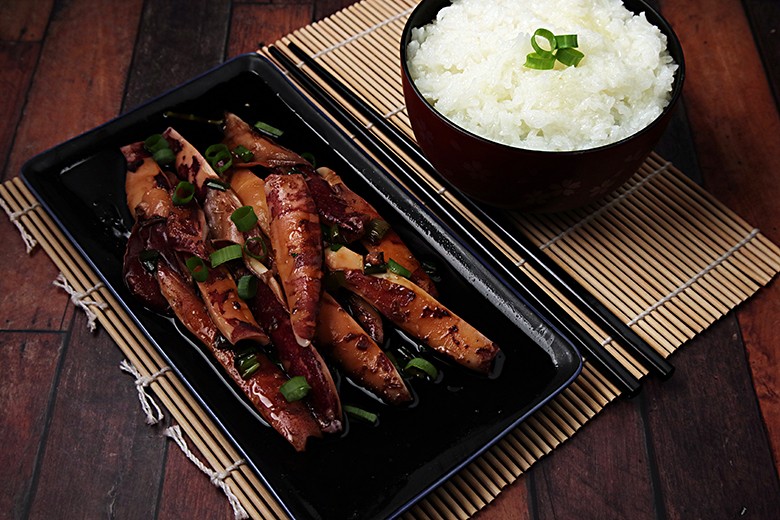 Schneller Tintenfisch aus Japan