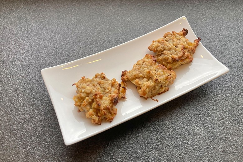Haferkekse mit Äpfeln