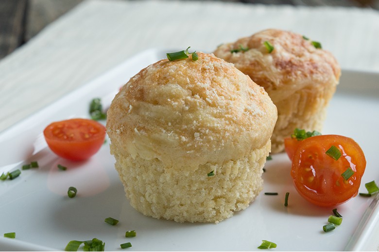 Kräuter-Muffins mit Schinken