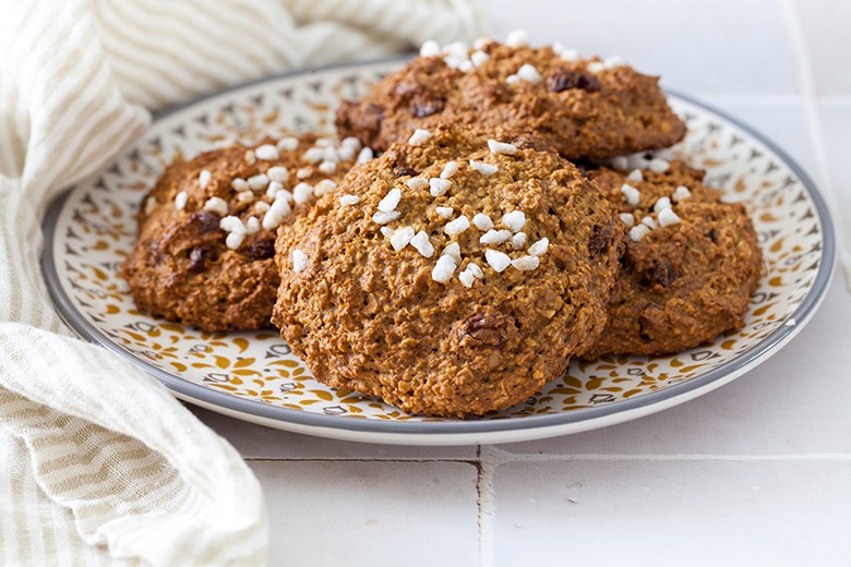 Süße Haferflockenbrötchen
