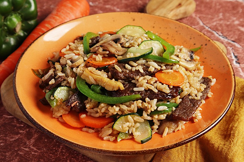 Chinapfanne mit Rindfleisch