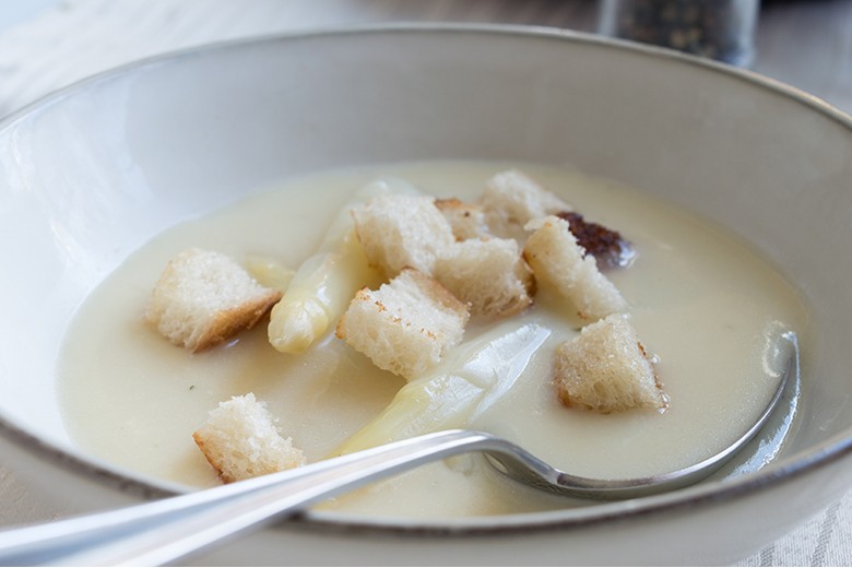 Spargelcremesuppe