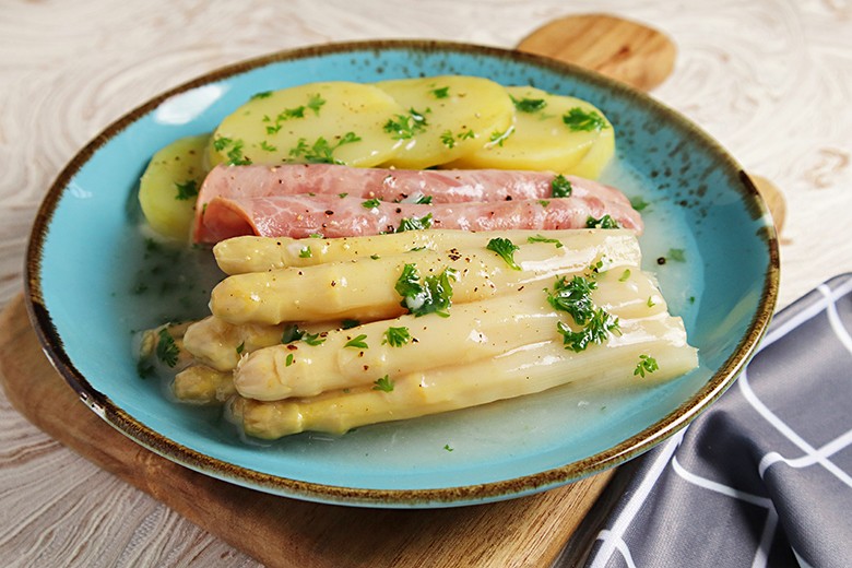 Spargelplatte