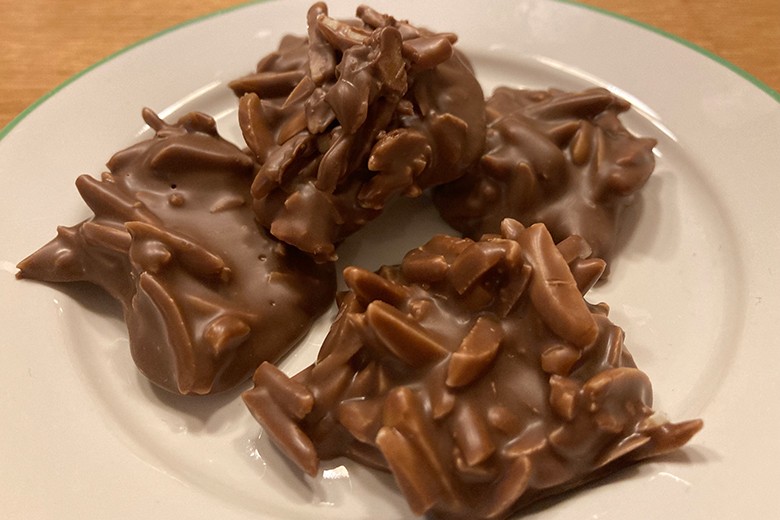 Schokocrossies mit Mandeln