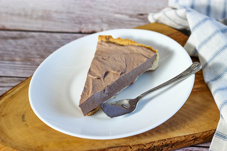 Quarktorte mit Schokolade