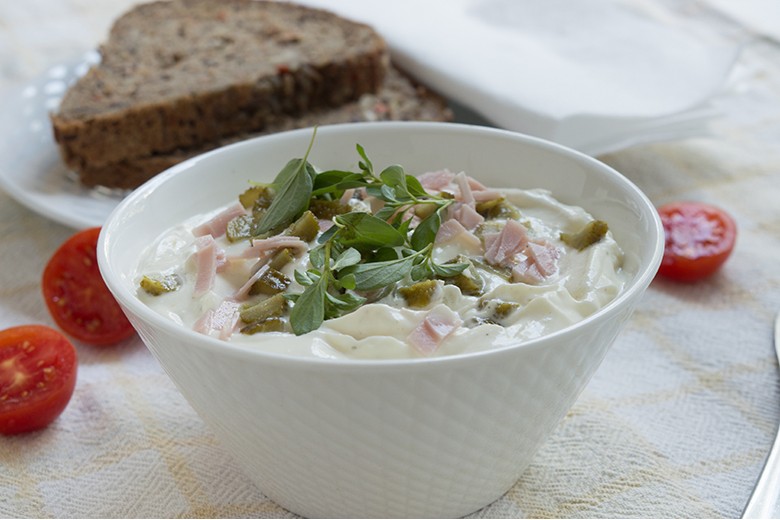 Schinken-Frischkäse-Dip