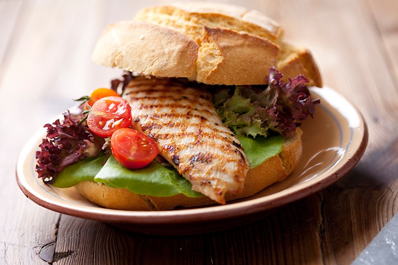 Hähnchen-Burger