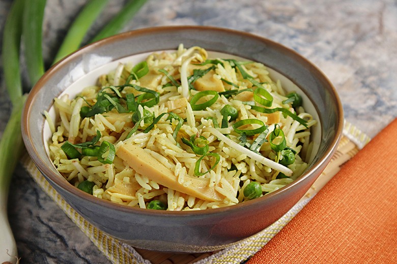 Asiatischer Curryreis