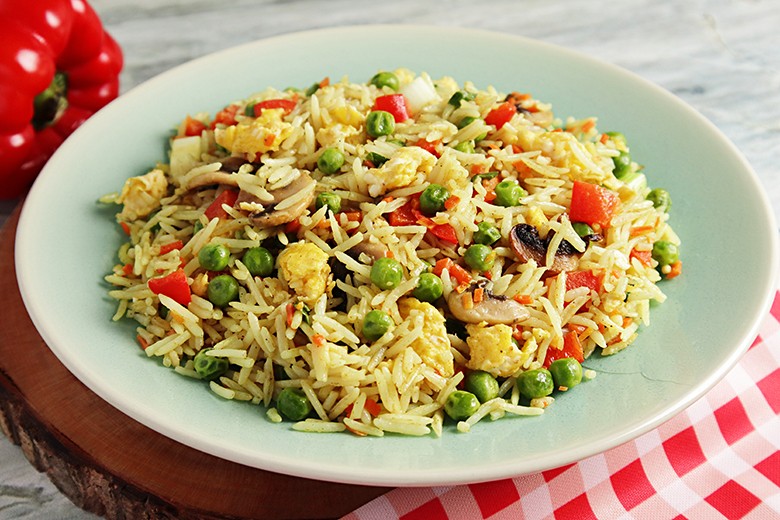Gebratener Curryreis