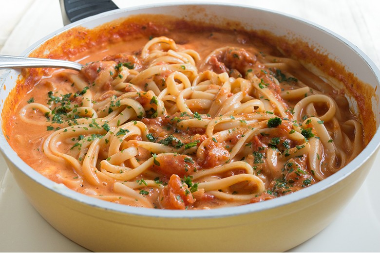 Tomatensauce mit Käse