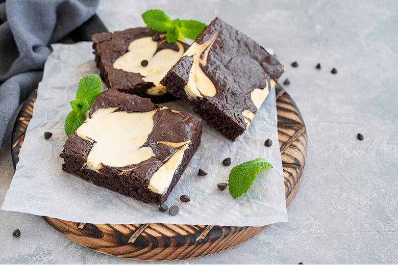 Cheesecake-Brownies