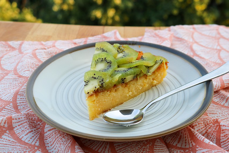 Kiwi-Limetten-Käsekuchen