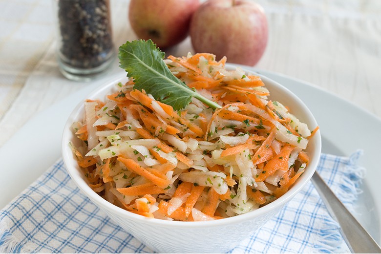 Kohlrabi-Möhren-Salat