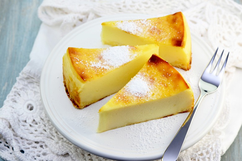 Quarkkuchen ohne Boden