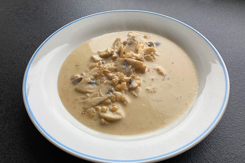 Einfache Champignonrahmsauce