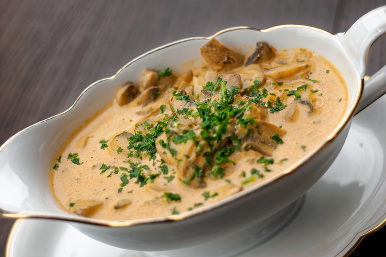 Omas Champignon-Rahmsoße
