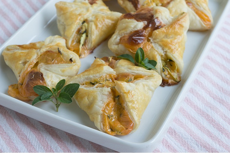 Schafskäse im Blätterteig