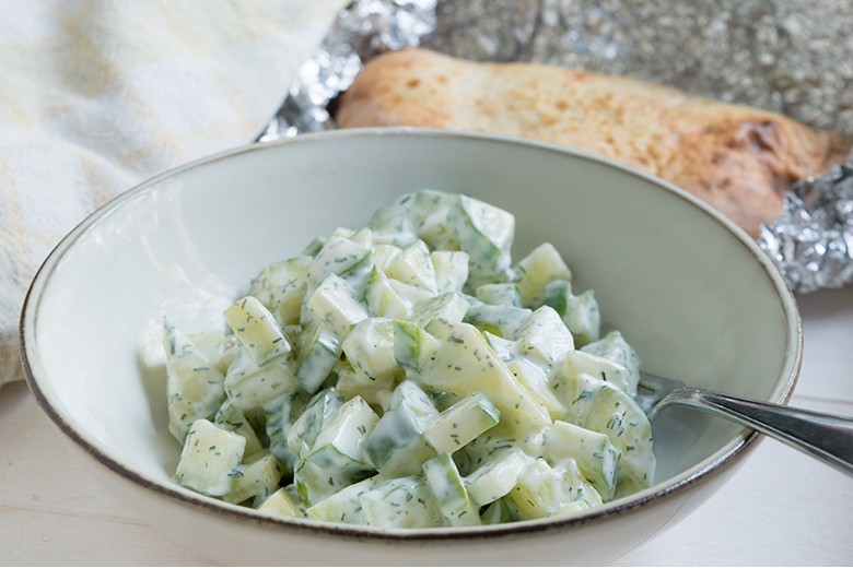 Gurkensalat nach türkischer Art