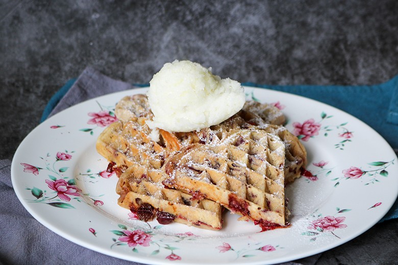 Herzwaffeln zum Muttertag