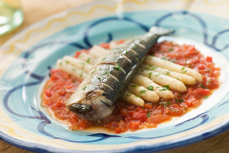 Gebratene Sardinen