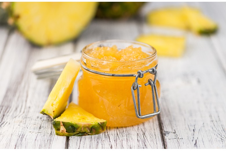 Ananas-Marmelade mit Rum